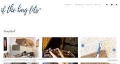 Desktop Screenshot of ifthebagfits.com
